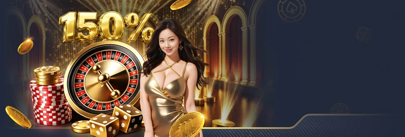 BONUS 150% DI KASINO