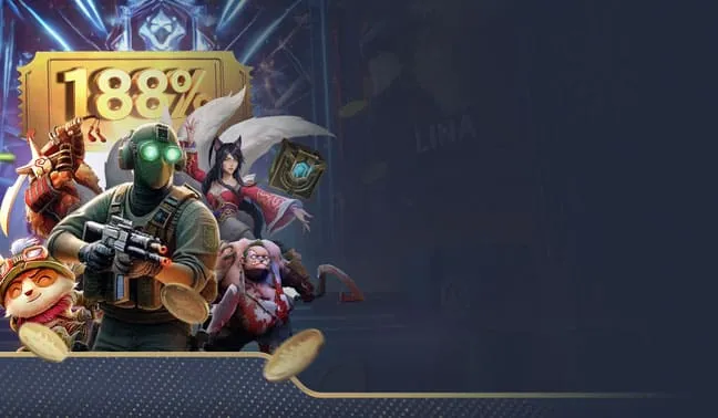 188% THƯỞNG CHÀO MỪNG E-SPORTS